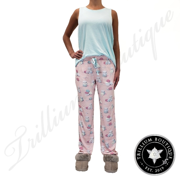 Munki Munki 3 Piece Women's Pajama Sleep Set NWT - Picture 2 of 14